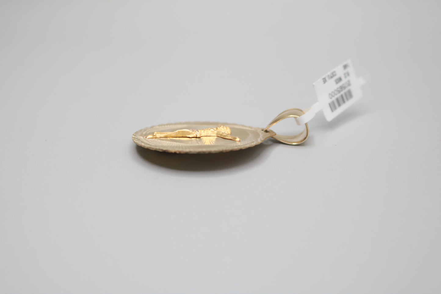 14K Three Tone Religious Round Charm (Local Purchase Only)