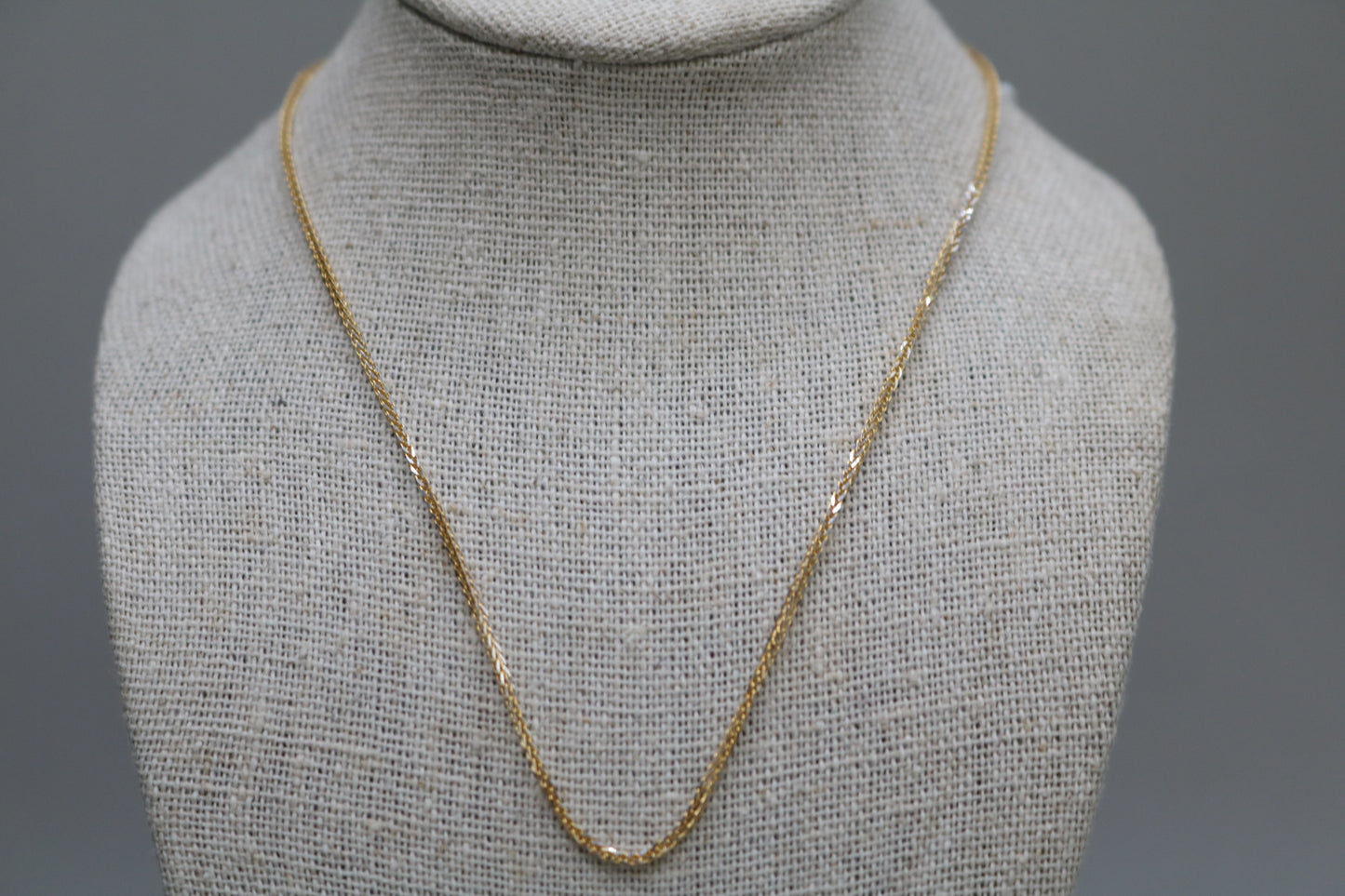 14K Yellow Gold Franco Necklace (18 Inches)