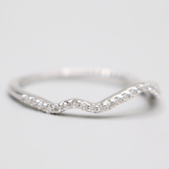 14K White Gold Radiant Cut Fancy Yellow Engagement Ring size 7 1/4 & 8