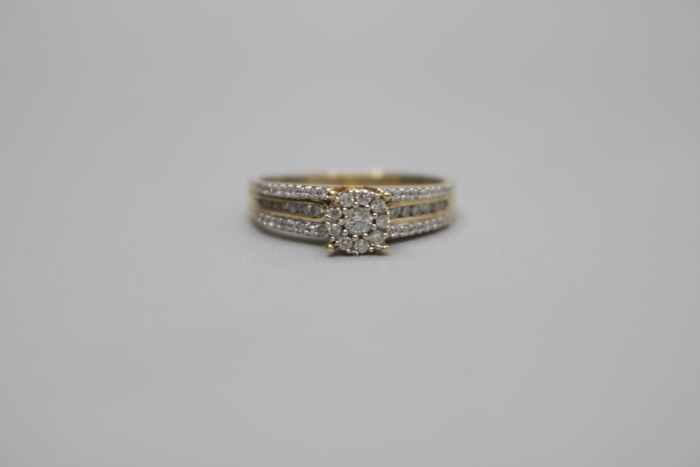 14K Yellow Gold Engagement Set (0.79 CTW) (Size 7 & 1/2)