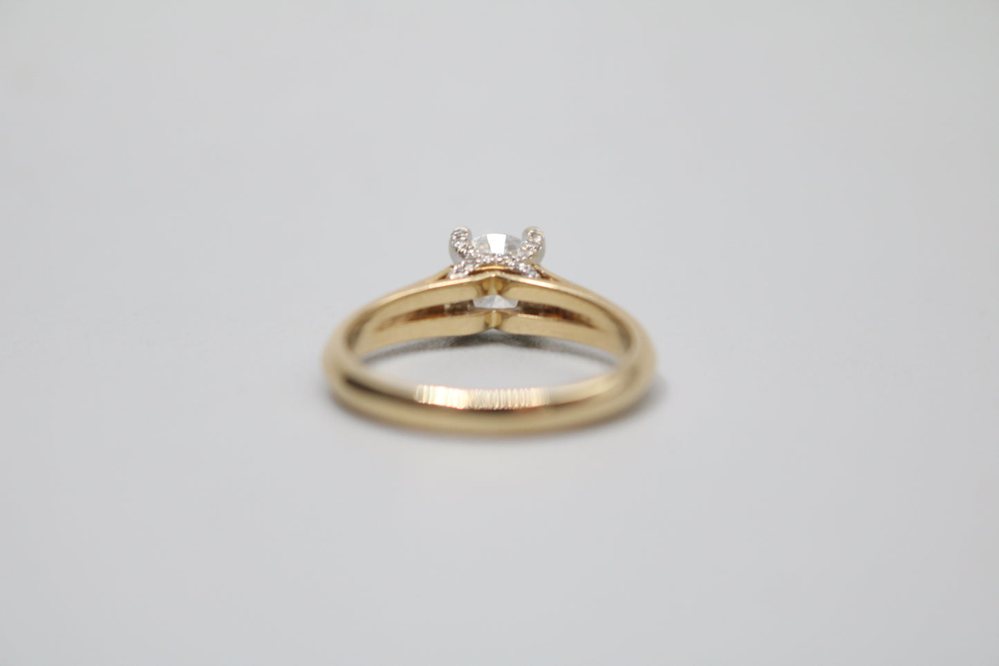 18K Yellow Gold Diamond Solitaire Ring (0.82 CTW) (Size 6 & 3/4) (Local Purchase Only)