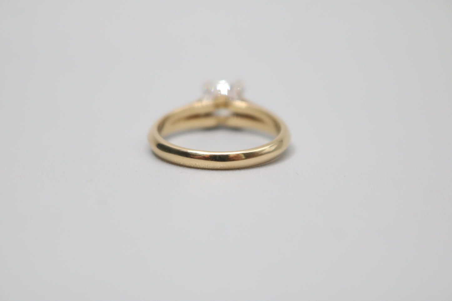 18K Yellow Gold Diamond Solitaire Ring (0.82 CTW) (Size 6 & 3/4) (Local Purchase Only)