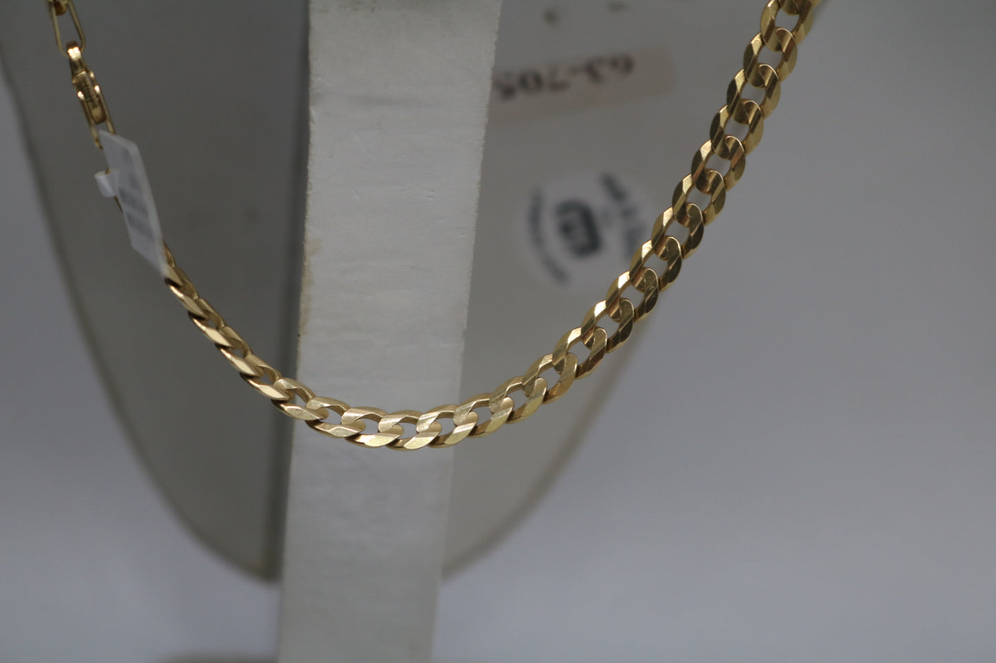 14K Yellow Gold Curb Chain (22 inches)