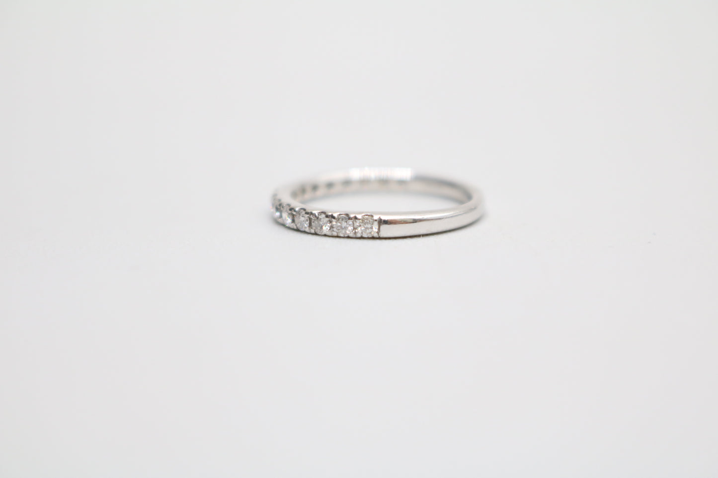 Radiant 14K White Gold Halo Wedding Set Ring, Size 4 & 1/2 (1.85 CTW)