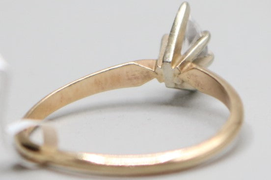 10K Yellow Gold Promise Ring Size 6 1/2