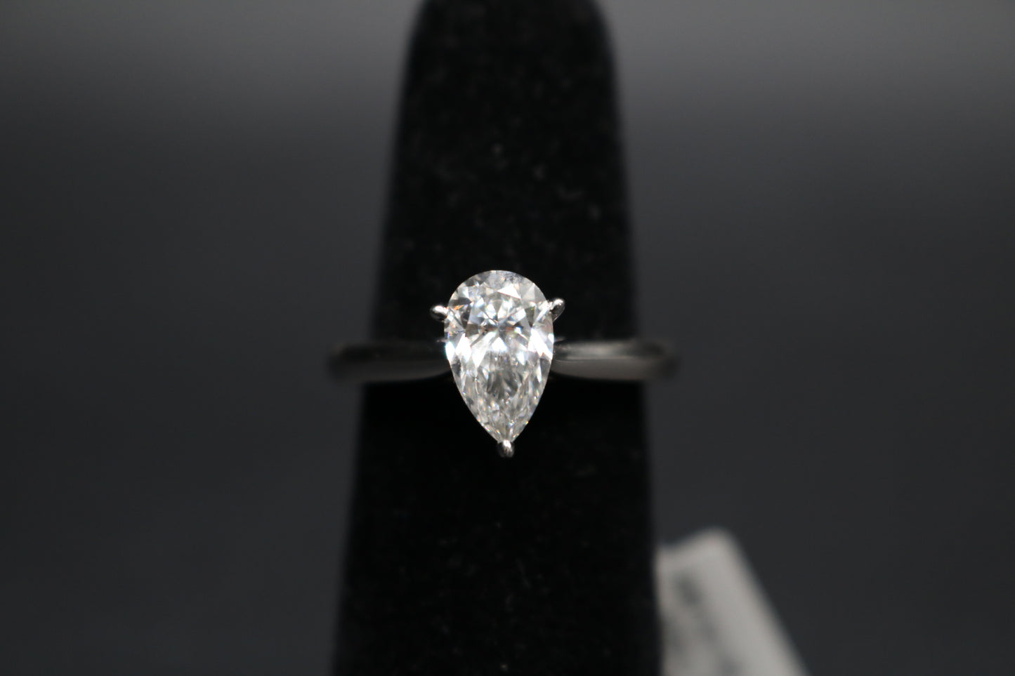 14K White Gold Lab Grown Diamond Pear-Cut Ring (2.04 CTW) (Size 7)
