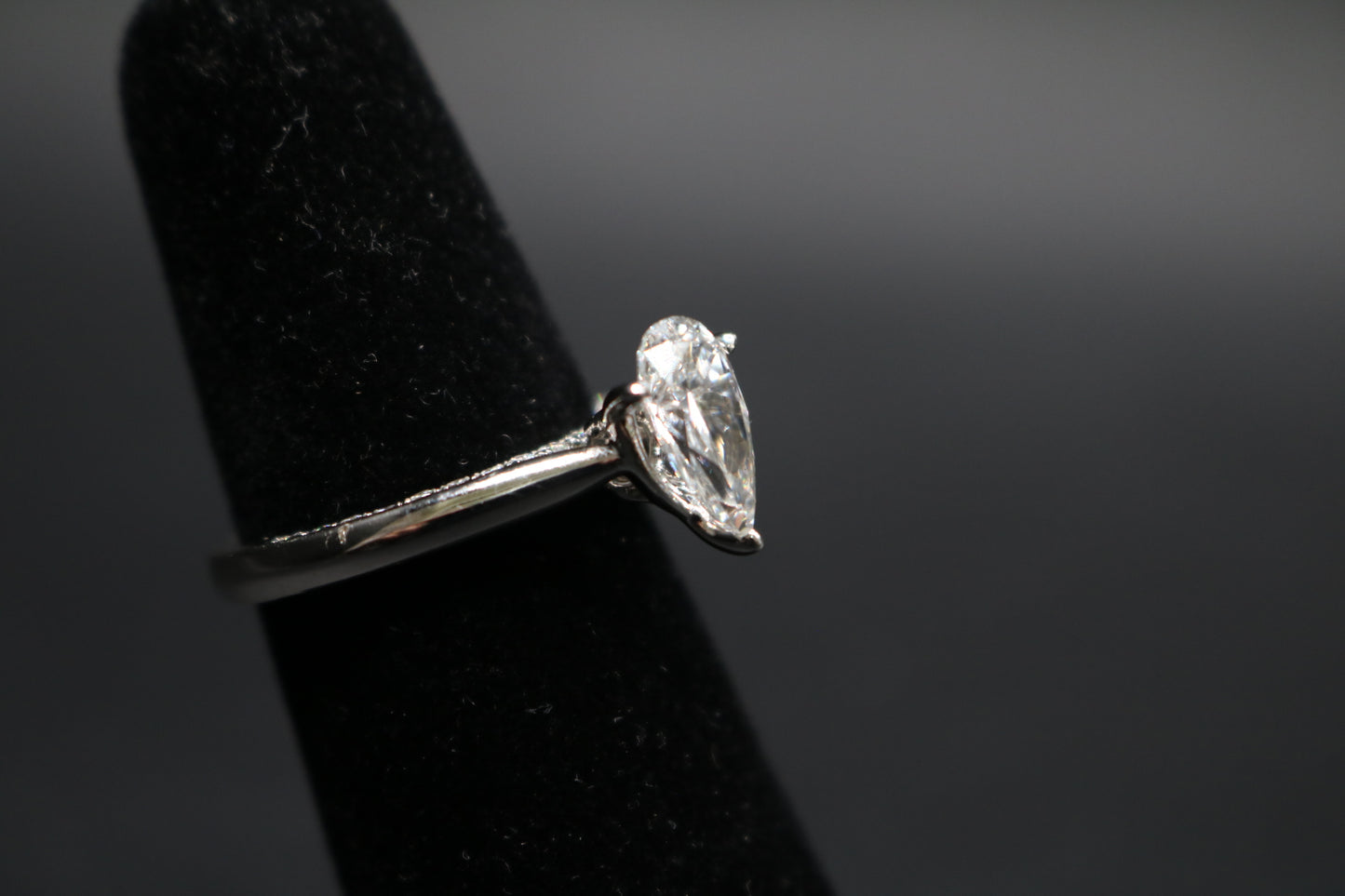 14K White Gold Lab Grown Diamond Pear-Cut Ring (2.04 CTW) (Size 7)