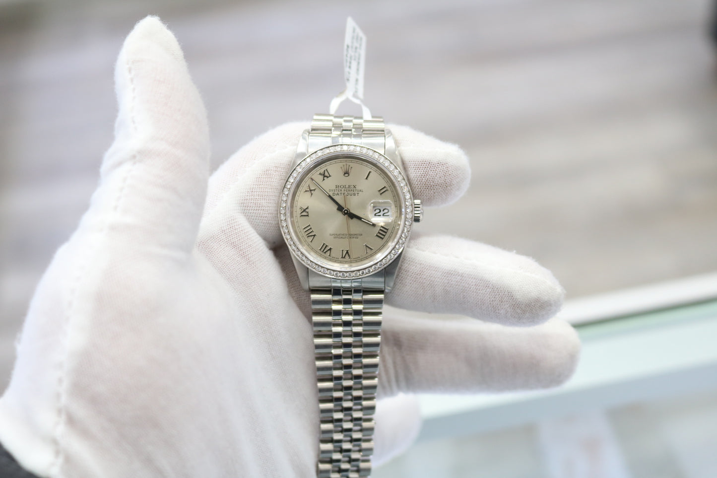 Authentic 1993 Rolex Oyster Perpetual Datejust 16220 Watch 36mm (1.22 CTW) (Local pick-up only)