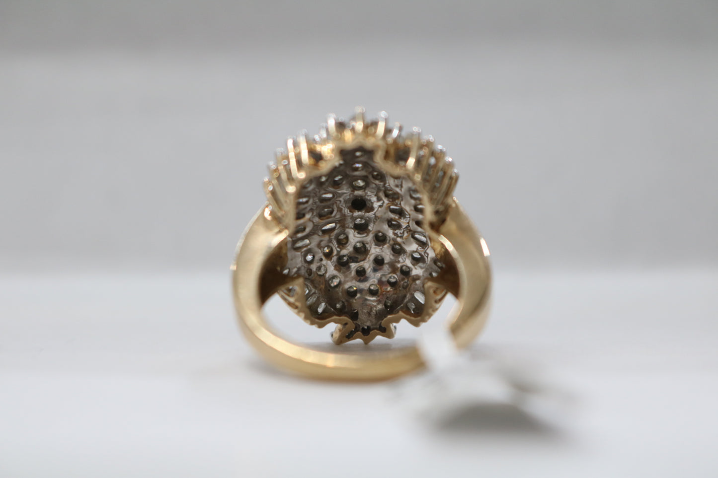 10K Yellow Gold Diamond Cluster Ring (Size 7) (2.00 CTW)