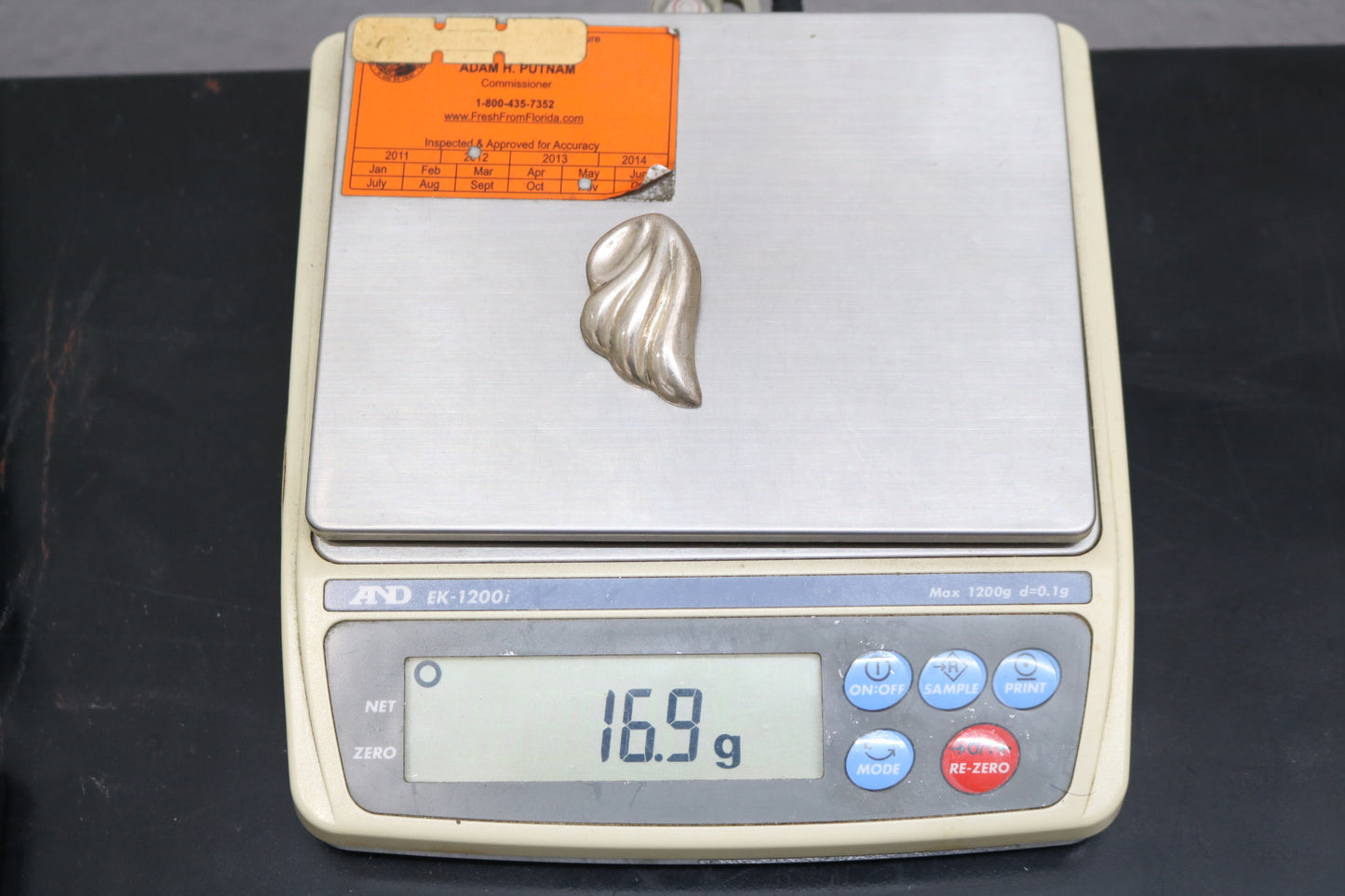 Sterling Silver Wing Pin (16.9 Grams)