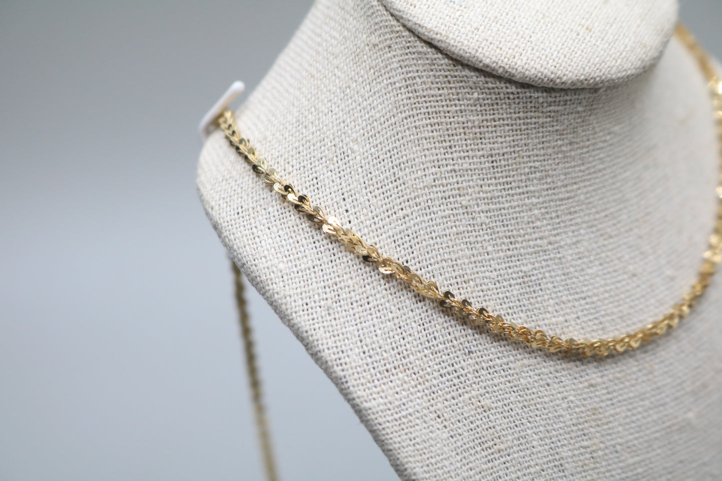 14K Yellow Gold Fancy Heart Necklace (18 Inches)