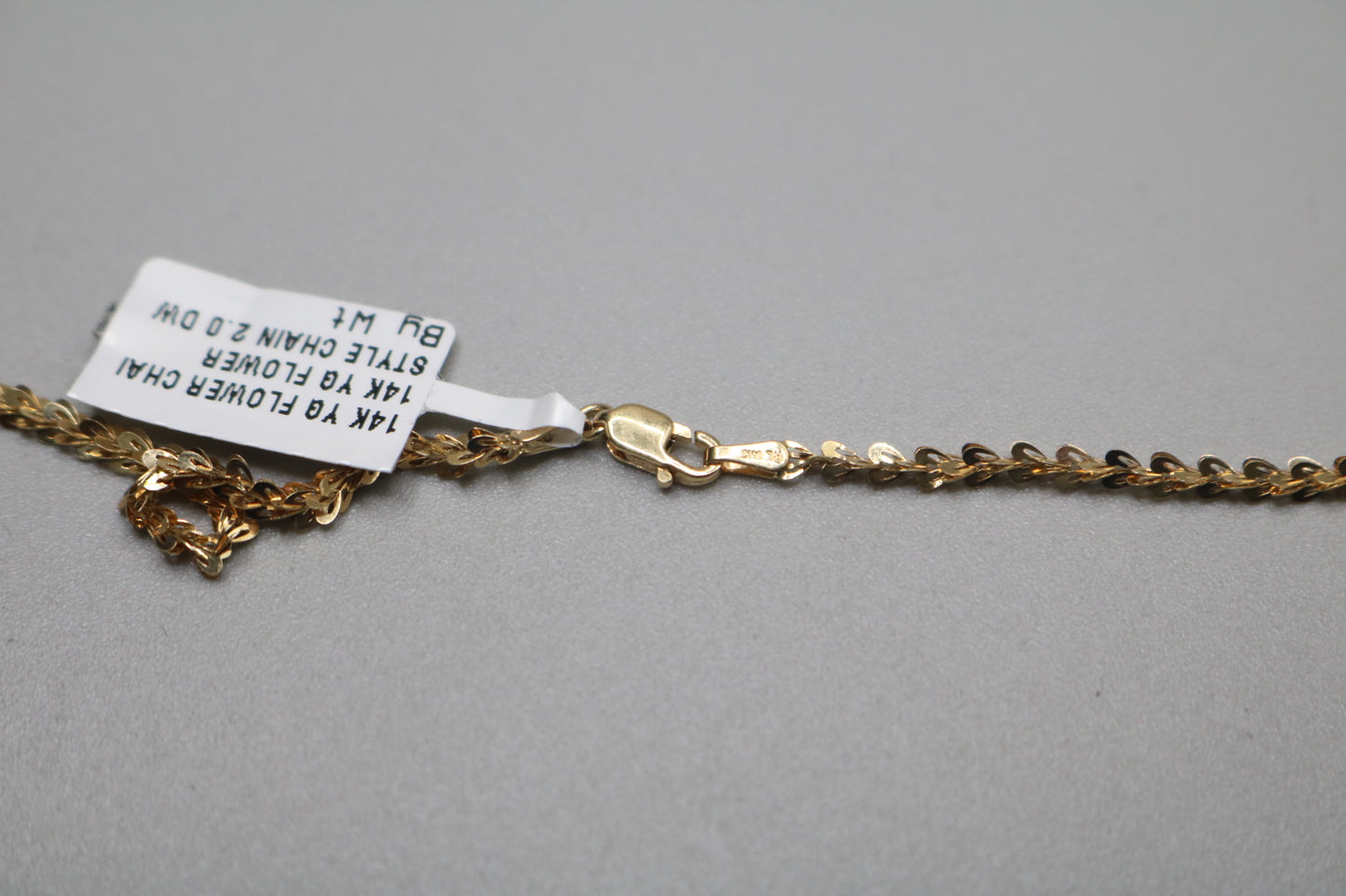14K Yellow Gold Fancy Heart Necklace (18 Inches)