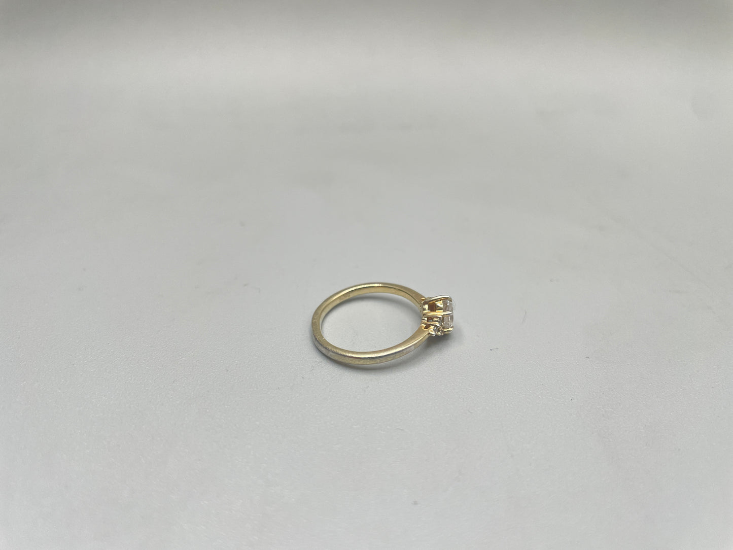 Sterling Silver Promise Ring Marquise CZ (Size 5)