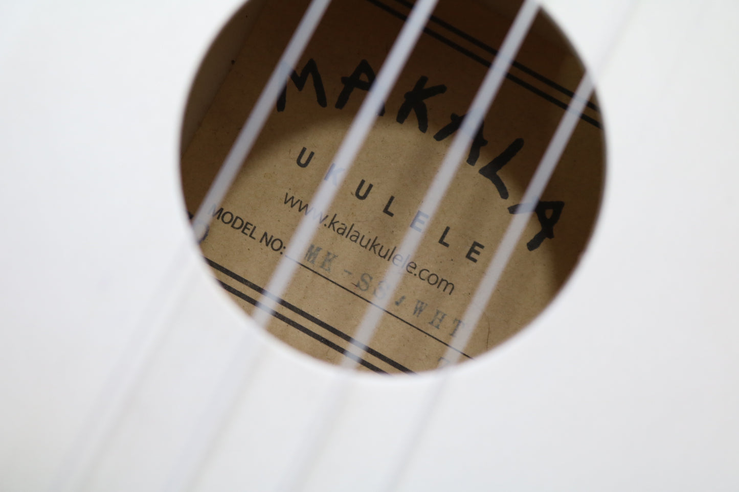 Makala MK-SS/WHT Great White Soprano Shark Ukulele (Local Pick-Up Only)