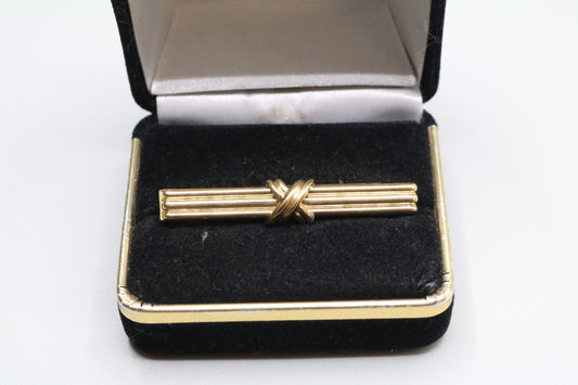 18K Yellow Gold Tiffany & Co Tie Clamp (Local pick-up only)