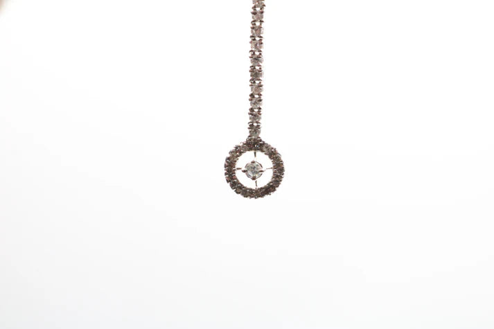 14K White Gold Diamond Necklace (0.57 CTW)