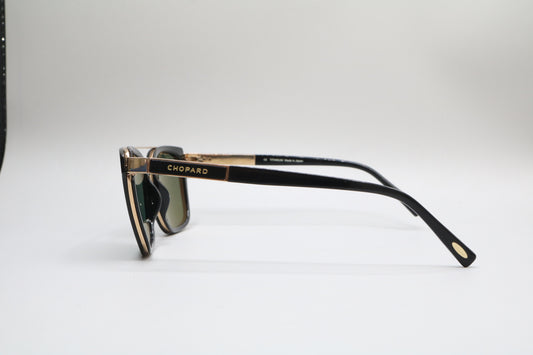 Chopard Sunglasses SCHA04 300Z Shiny Gold Rose Black Sunglasses