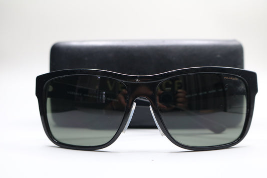 Versace 4179 Black Square Polarized Sunglasses w/case