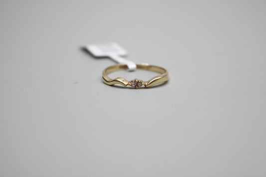 14K Yellow Gold Diamond Band Ring (Size 9) Clearance Sale!!!