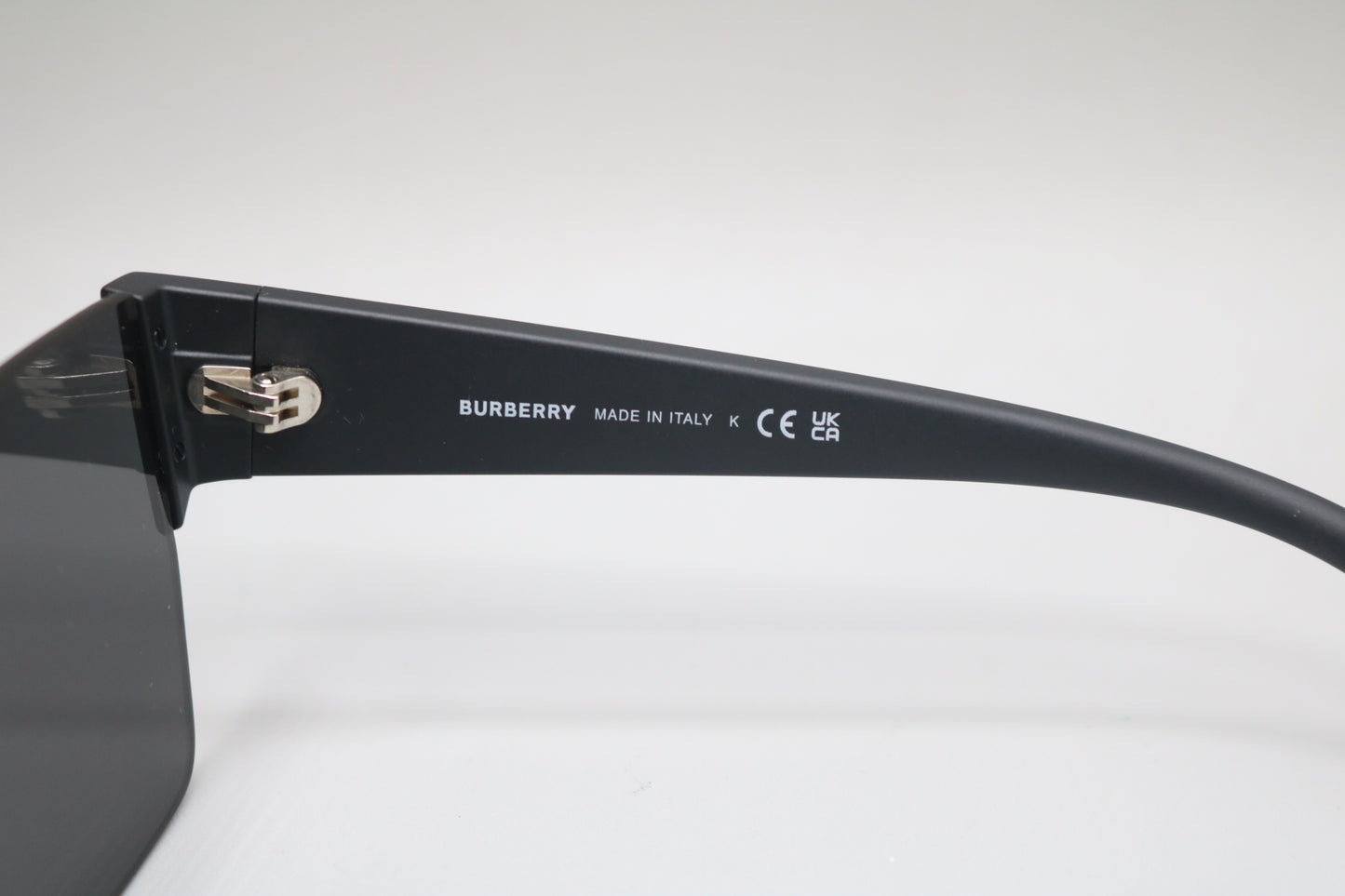 Burberry Sunglasses B4291 Matte Black Frames with Dark Grey Shield Lens