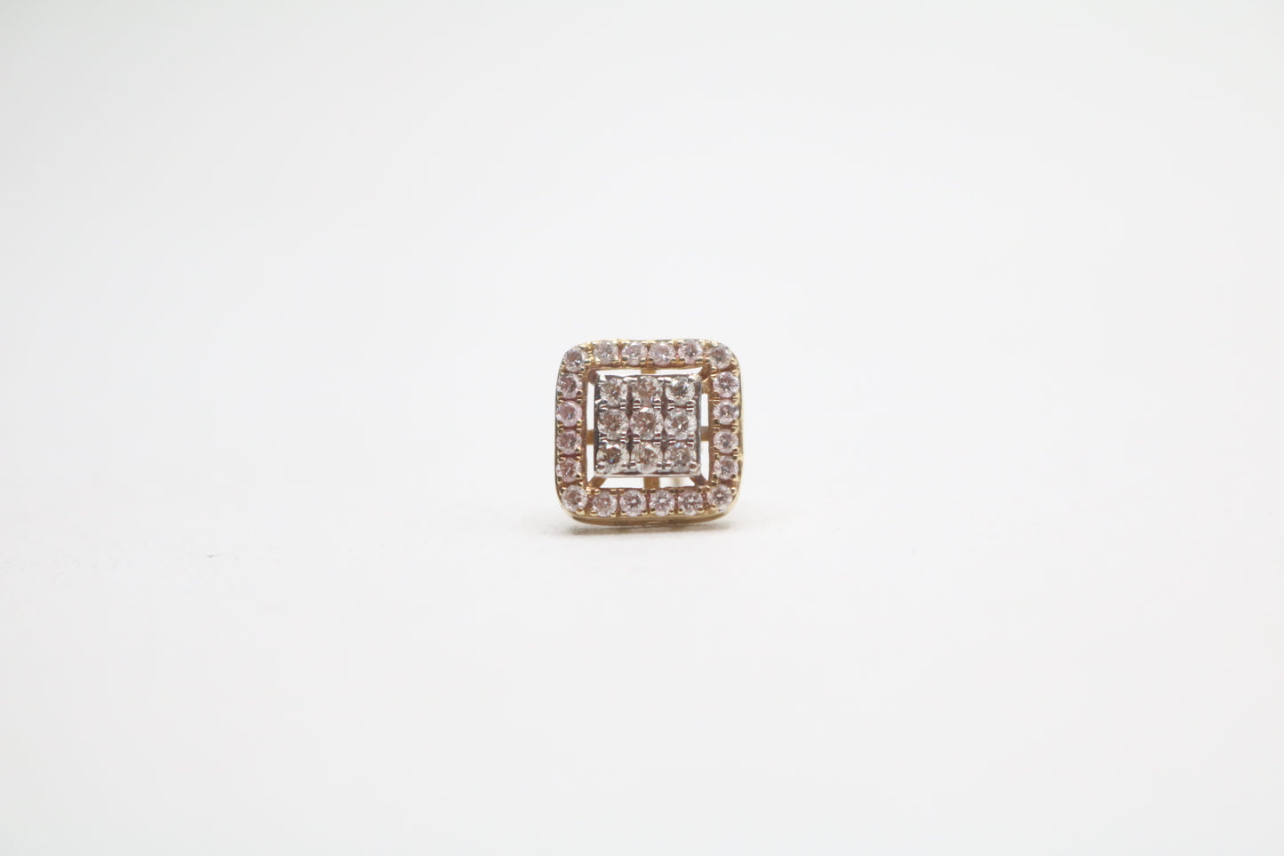 14K Yellow Gold Diamond Single Earring (0.38 CTW)