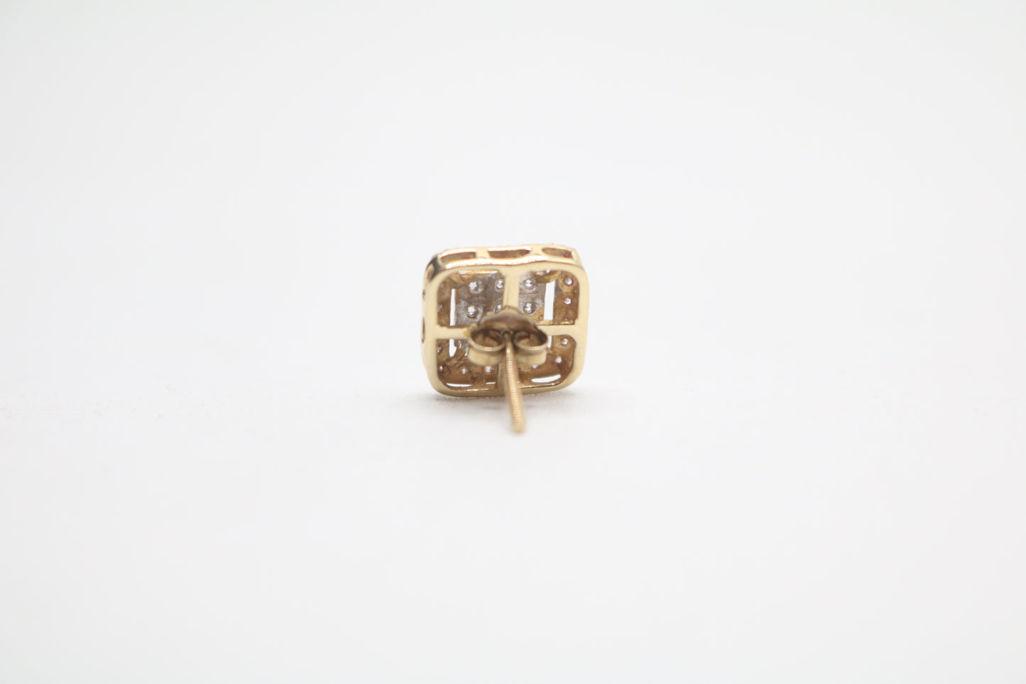 14K Yellow Gold Diamond Single Earring (0.38 CTW)