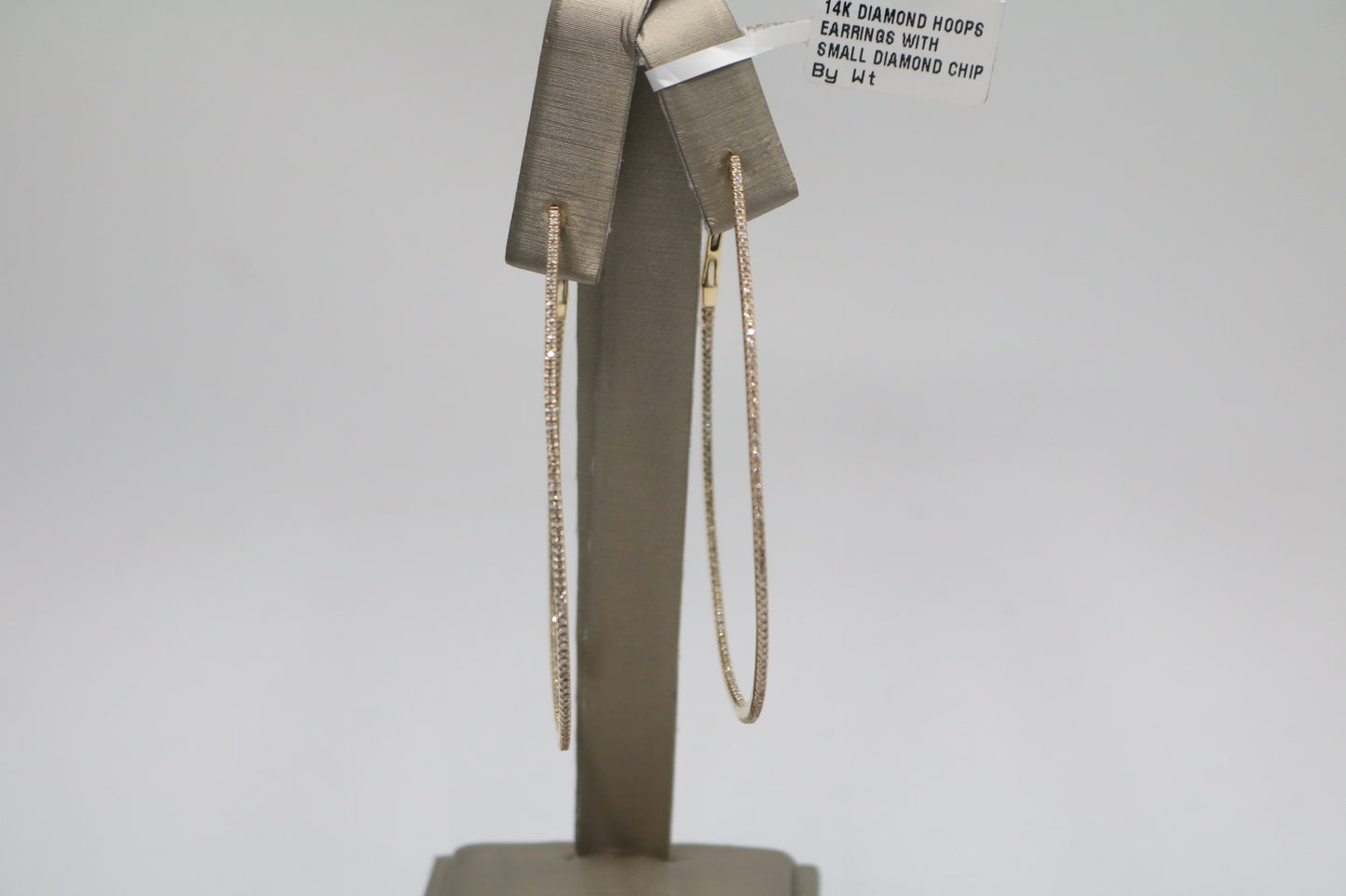14k Yellow Gold Diamond Hoop Earrings (1.54CTW)