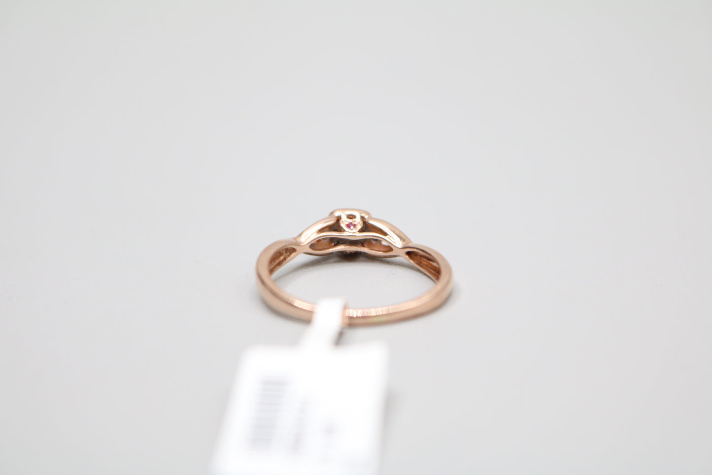 14K Rose Gold Diamond Ring (Size 8 1/2 ) (0.17 CTW)