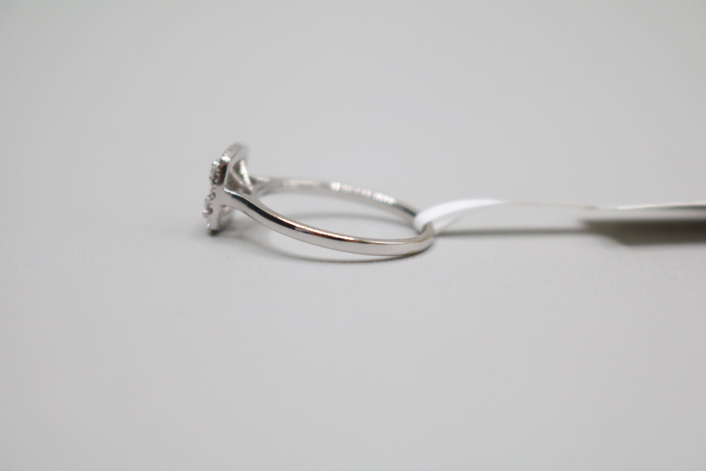 18K White Gold Diamond Square Ring (0.35 CTW) (Size 6 1/2)