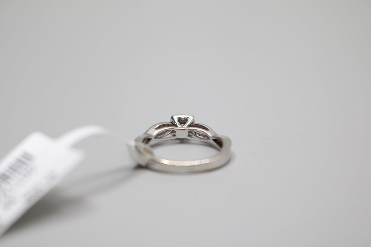 14K White Gold Diamond Engagement Ring (0.20 CTW) (Size 4)