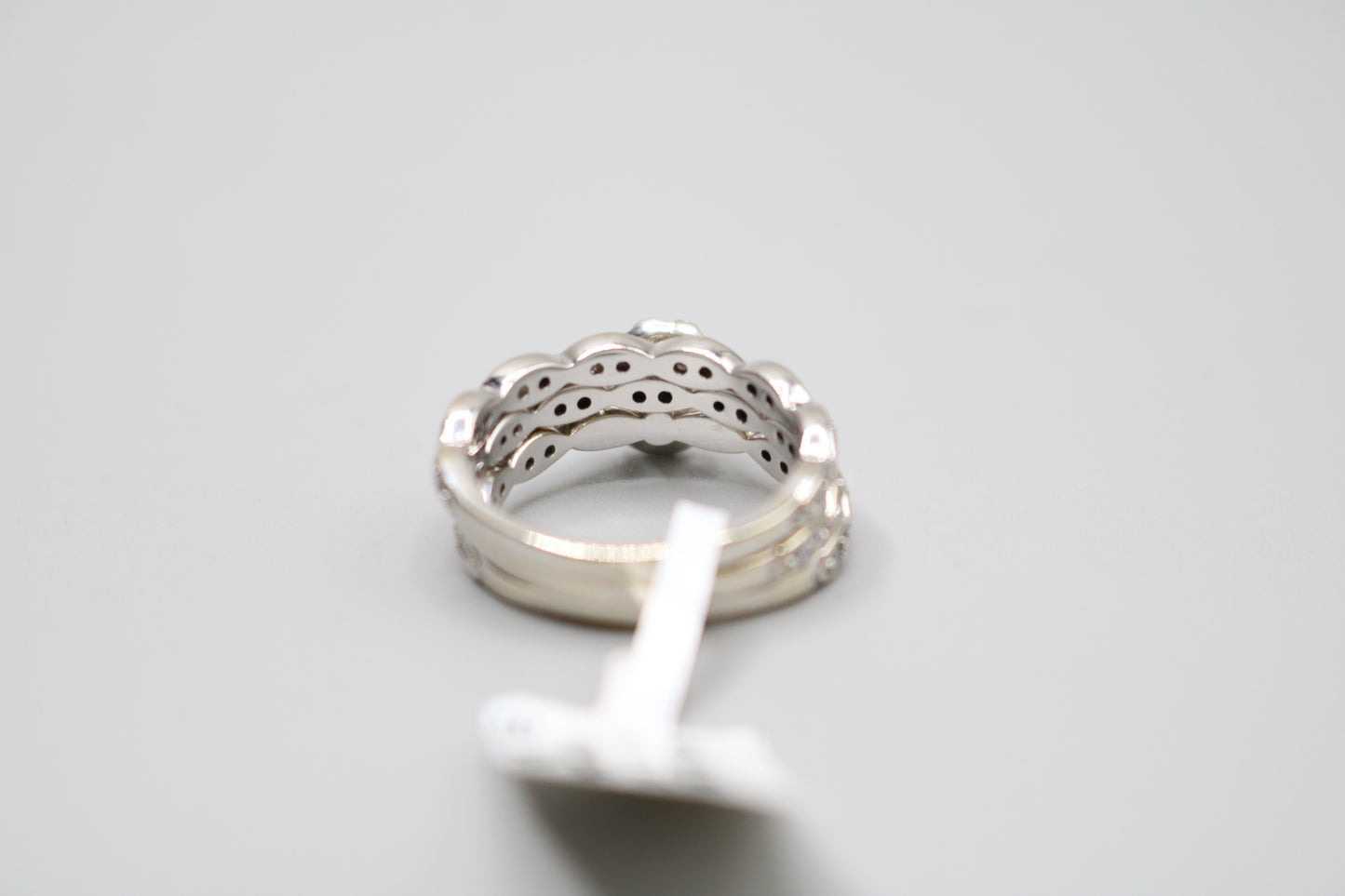 14K White Gold Diamond 3-Piece Wedding Set (Local Pick-Up Only)
