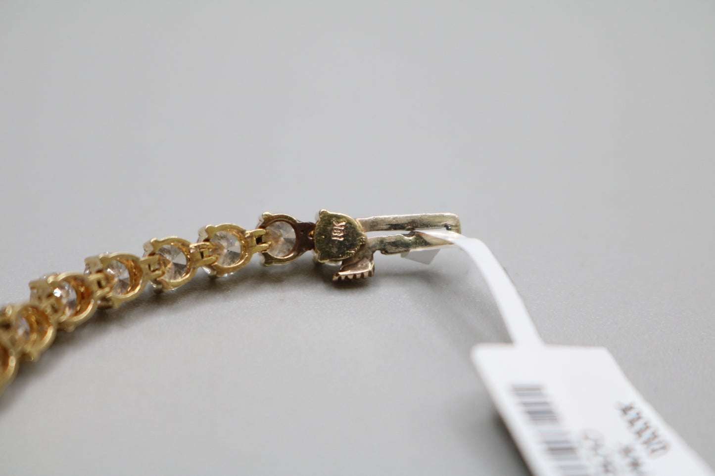 18K Yellow Gold Classic Diamond Tennis Bracelet (10.30 CTTW) (Local Purchase Only)