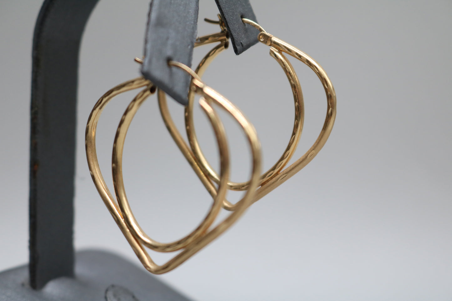 14K Yellow Gold Fancy Earrings (3.2 Grams)