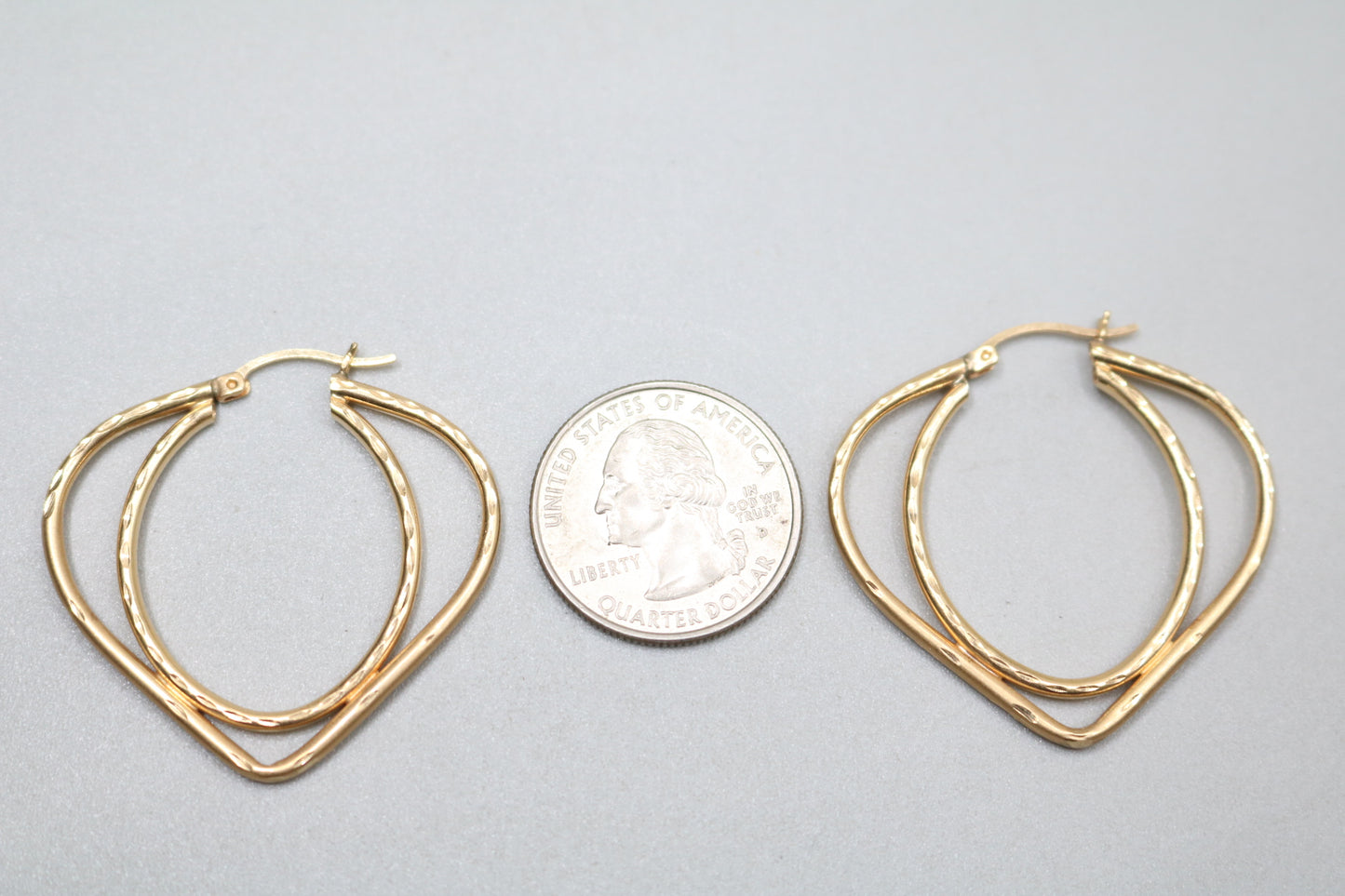 14K Yellow Gold Fancy Earrings (3.2 Grams)