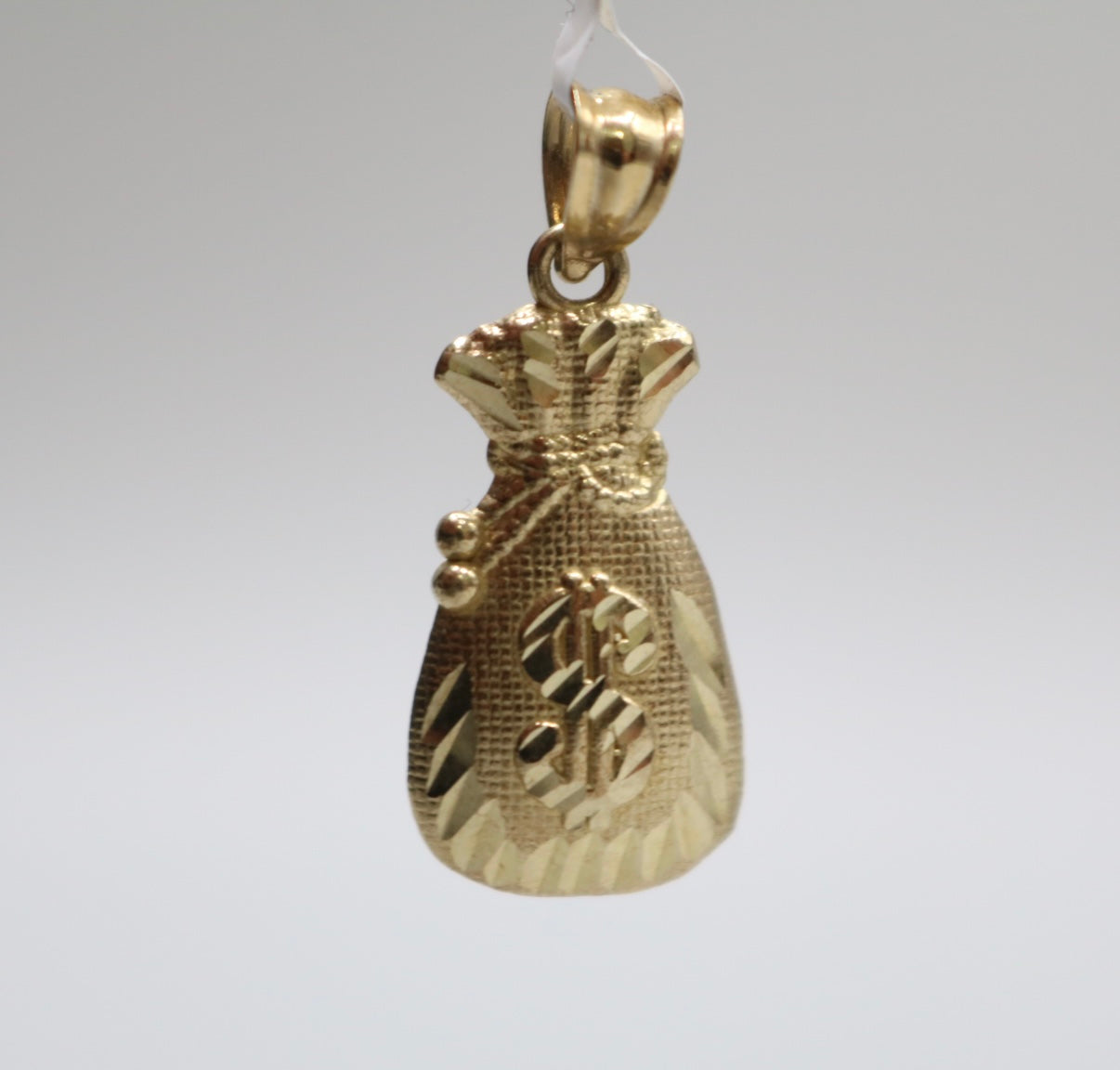 10K Yellow Gold Money Bag Charm