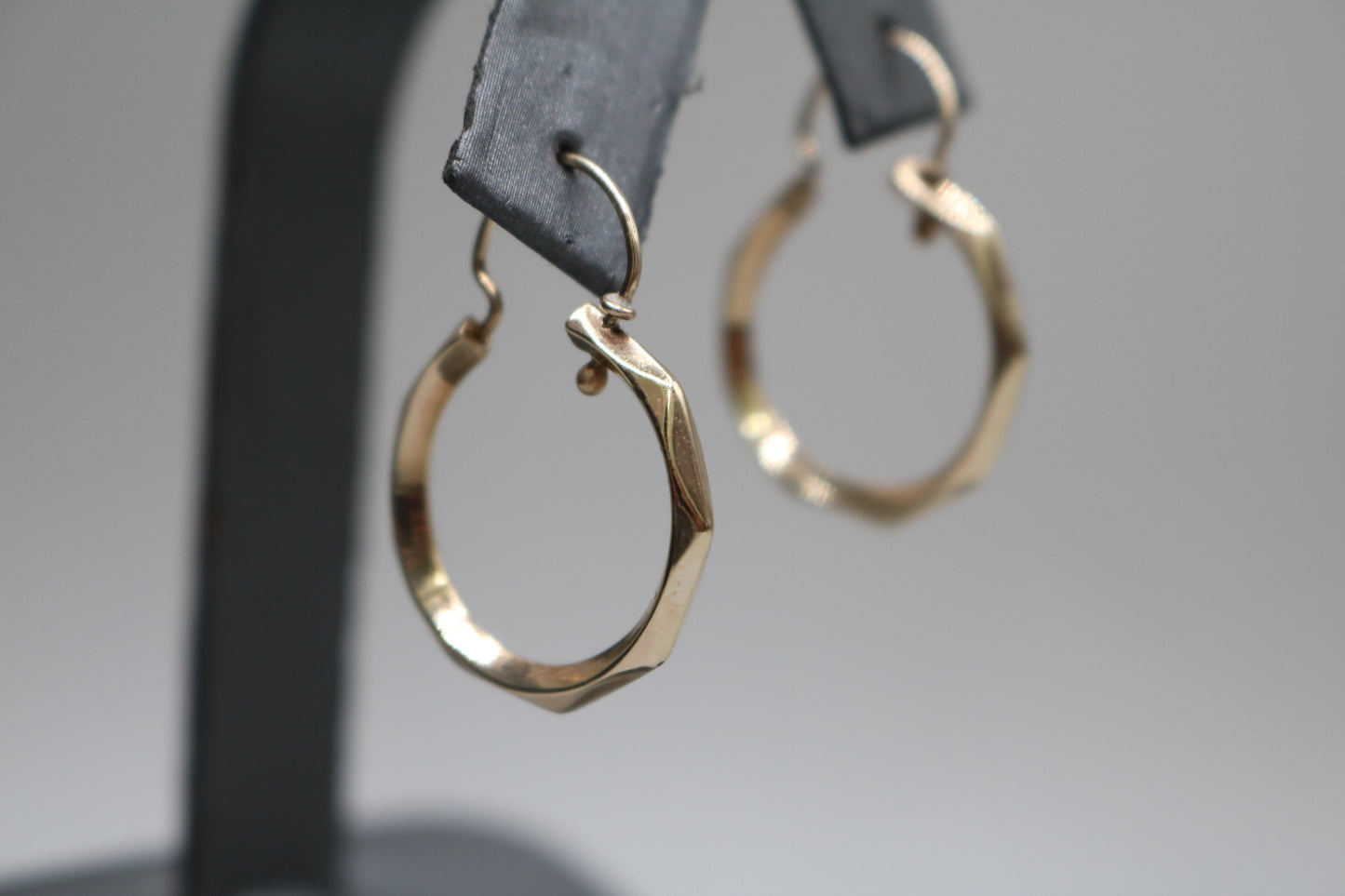 10K Yellow Gold Hoop Earrings