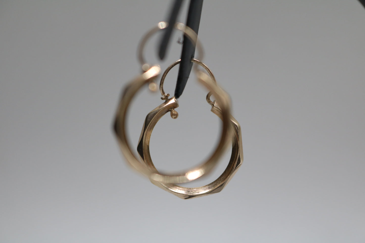 10K Yellow Gold Hoop Earrings