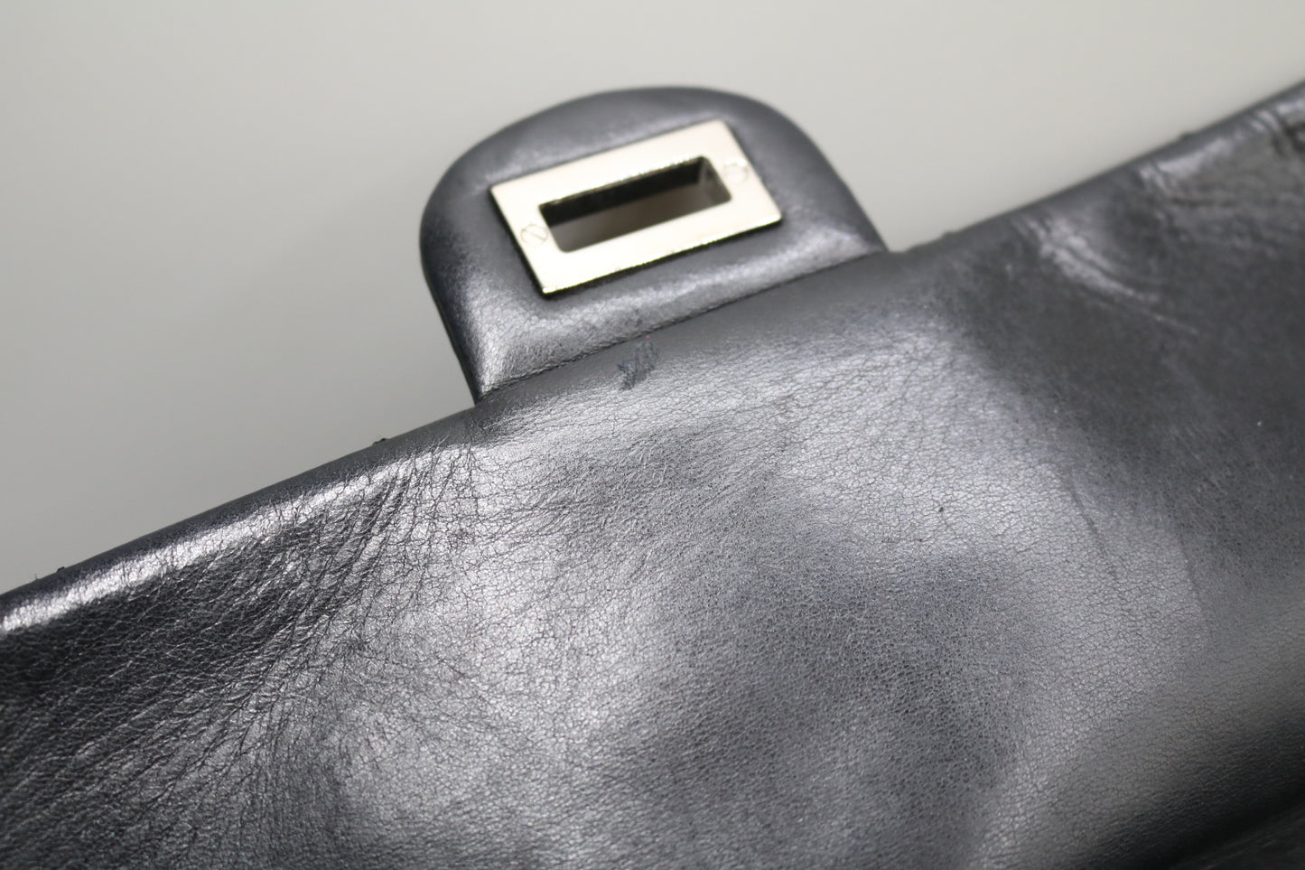 Chanel 2.55 Roll Reissue Clutch Black Quilted Leather Bag 2010s Era (Local Pick-Up Only)