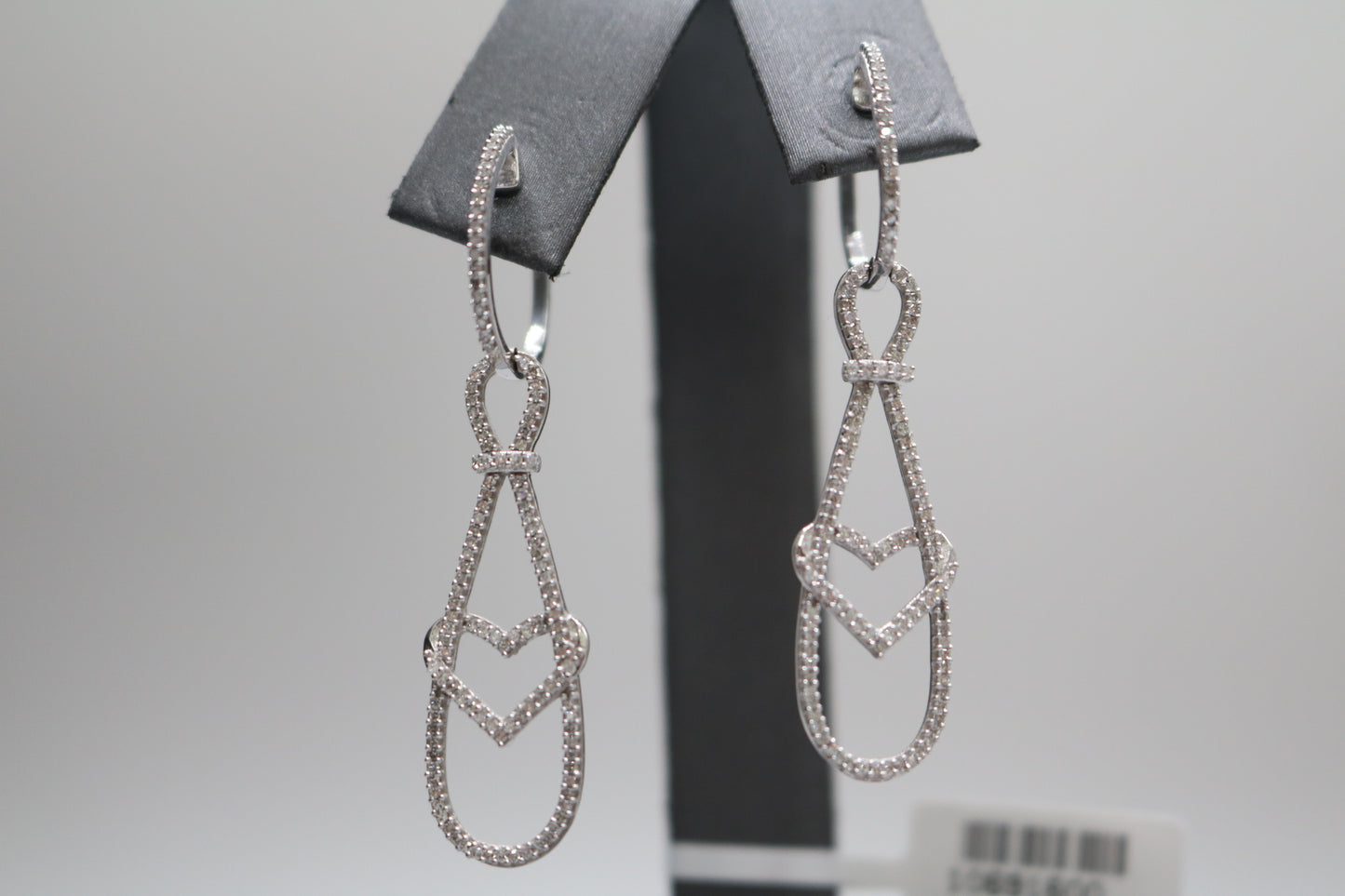 14K White Gold Fancy Diamond Earrings (2.38CTW) (Local Purchase Only)