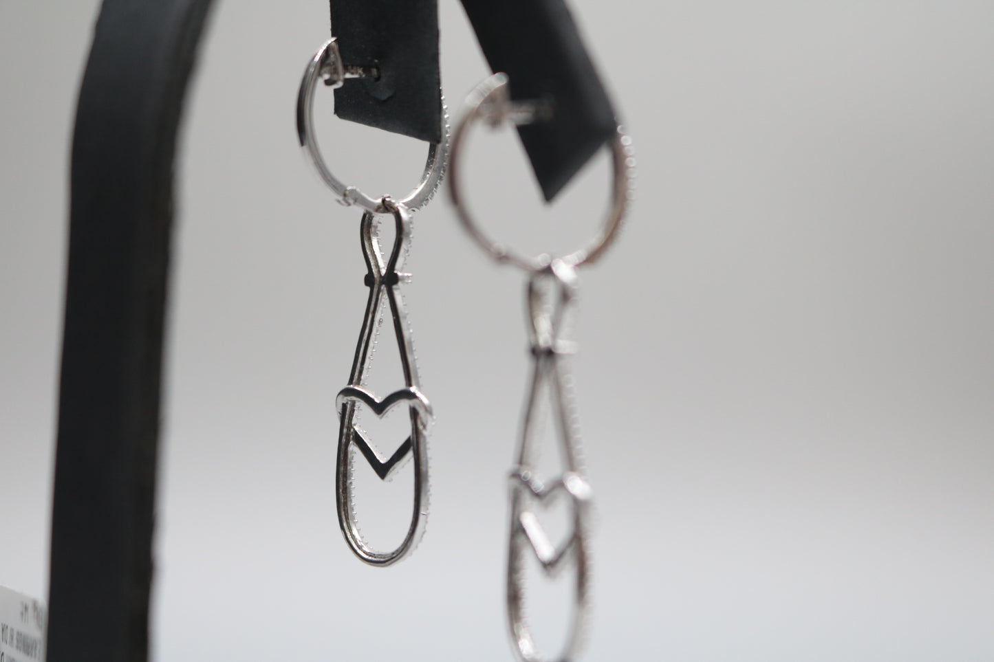 14K White Gold Fancy Diamond Earrings (2.38CTW) (Local Purchase Only)