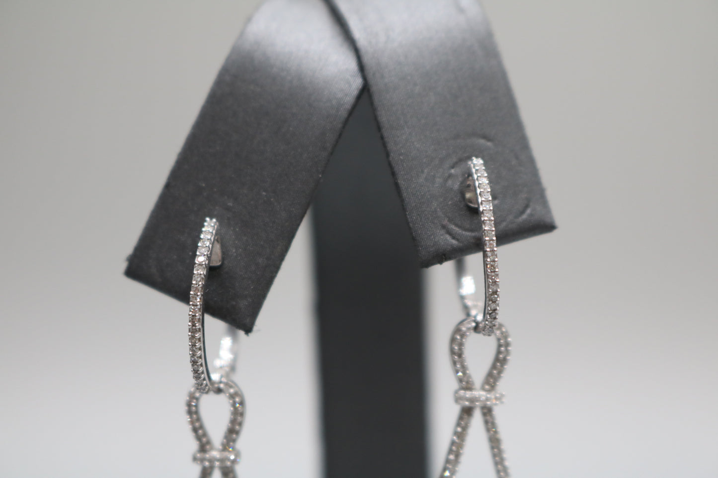 14K White Gold Fancy Diamond Earrings (2.38CTW) (Local Purchase Only)
