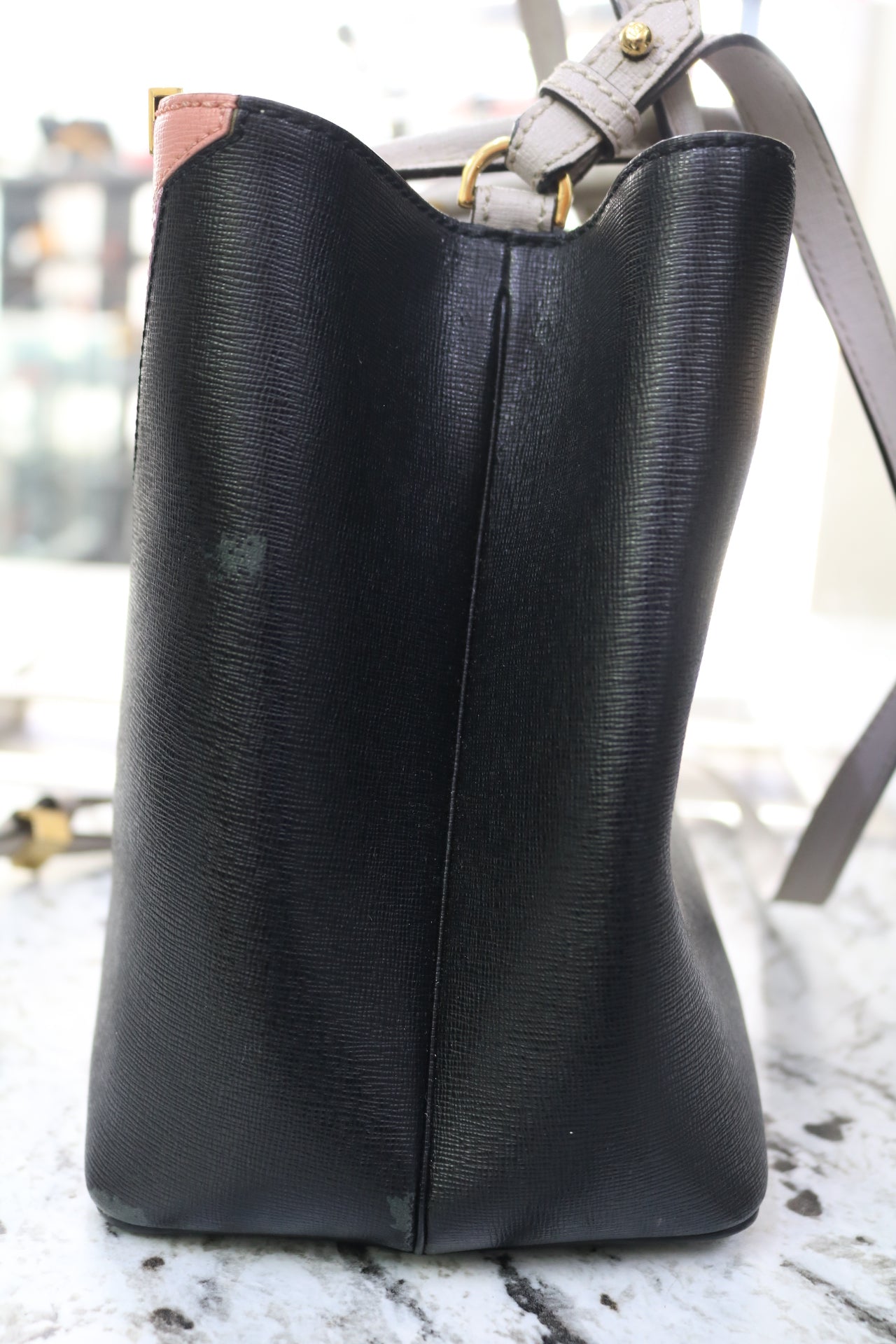 FENDI Vitello Elite Monster Petite 2Jours Tote Bag