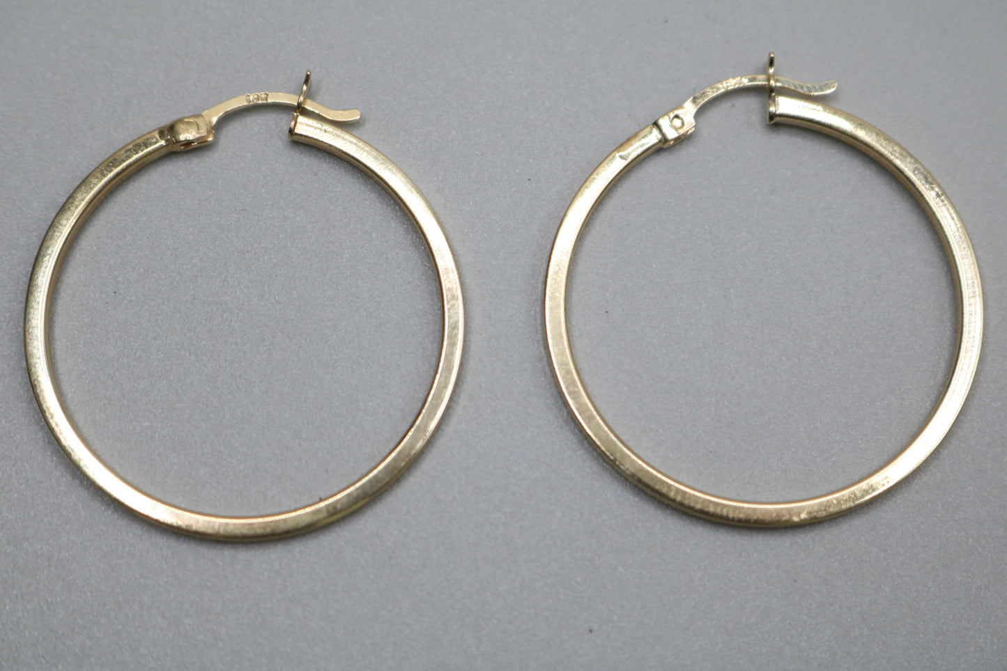 14K Yellow Gold Hoop Earrings (4.5 Grams)