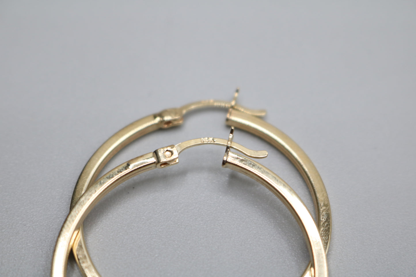 14K Yellow Gold Hoop Earrings (4.5 Grams)