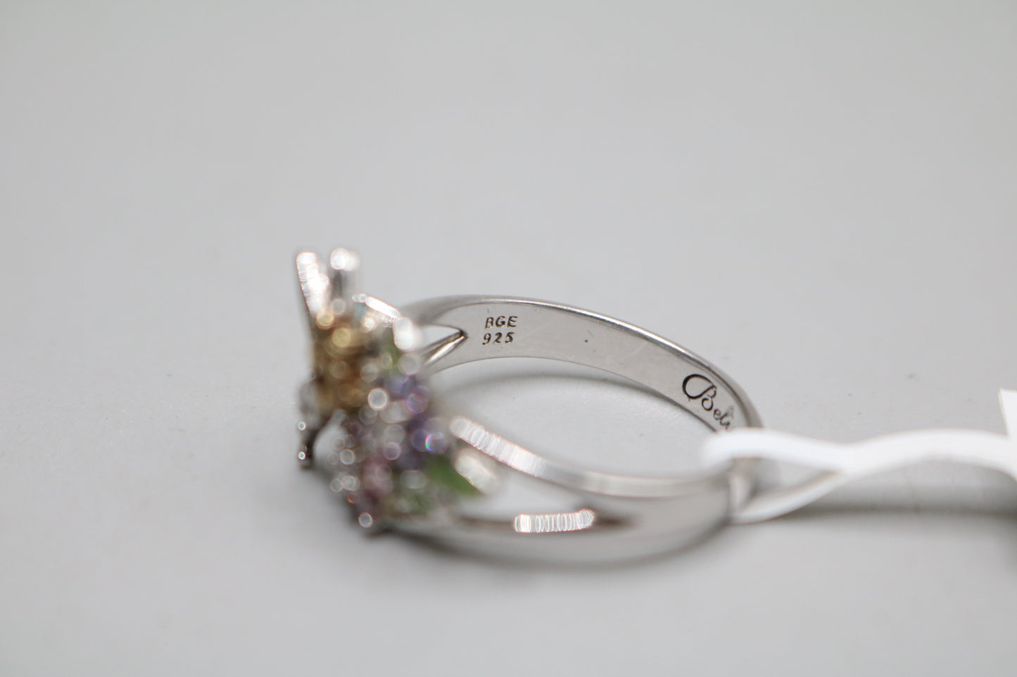 925 Silver Fancy Tinkerbell Promise Ring (Size 9)