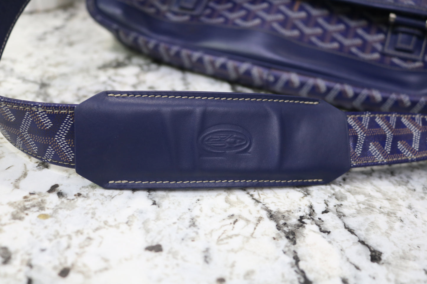 Goyard Grand Bleu GM Blue Messenger Bag (Local Purchase Only)