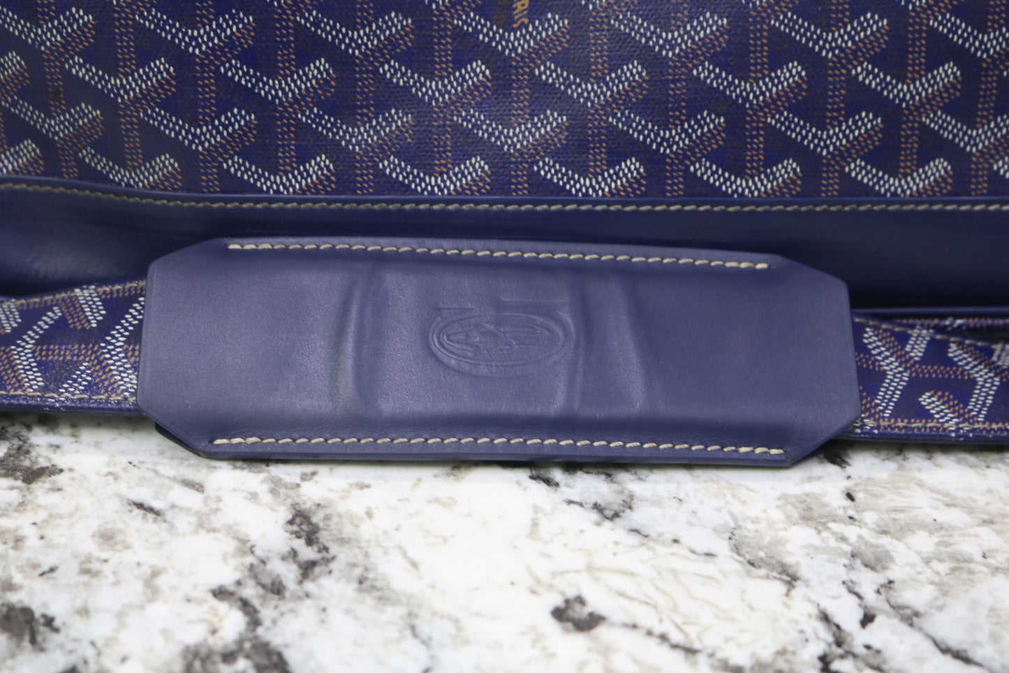 Goyard Grand Bleu GM Blue Messenger Bag (Local Purchase Only)
