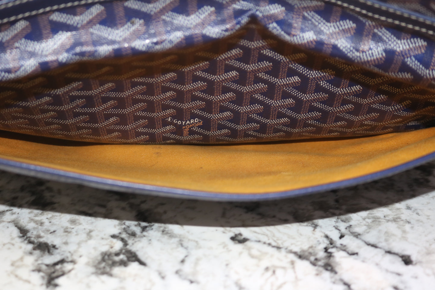 Goyard Grand Bleu GM Blue Messenger Bag (Local Purchase Only)
