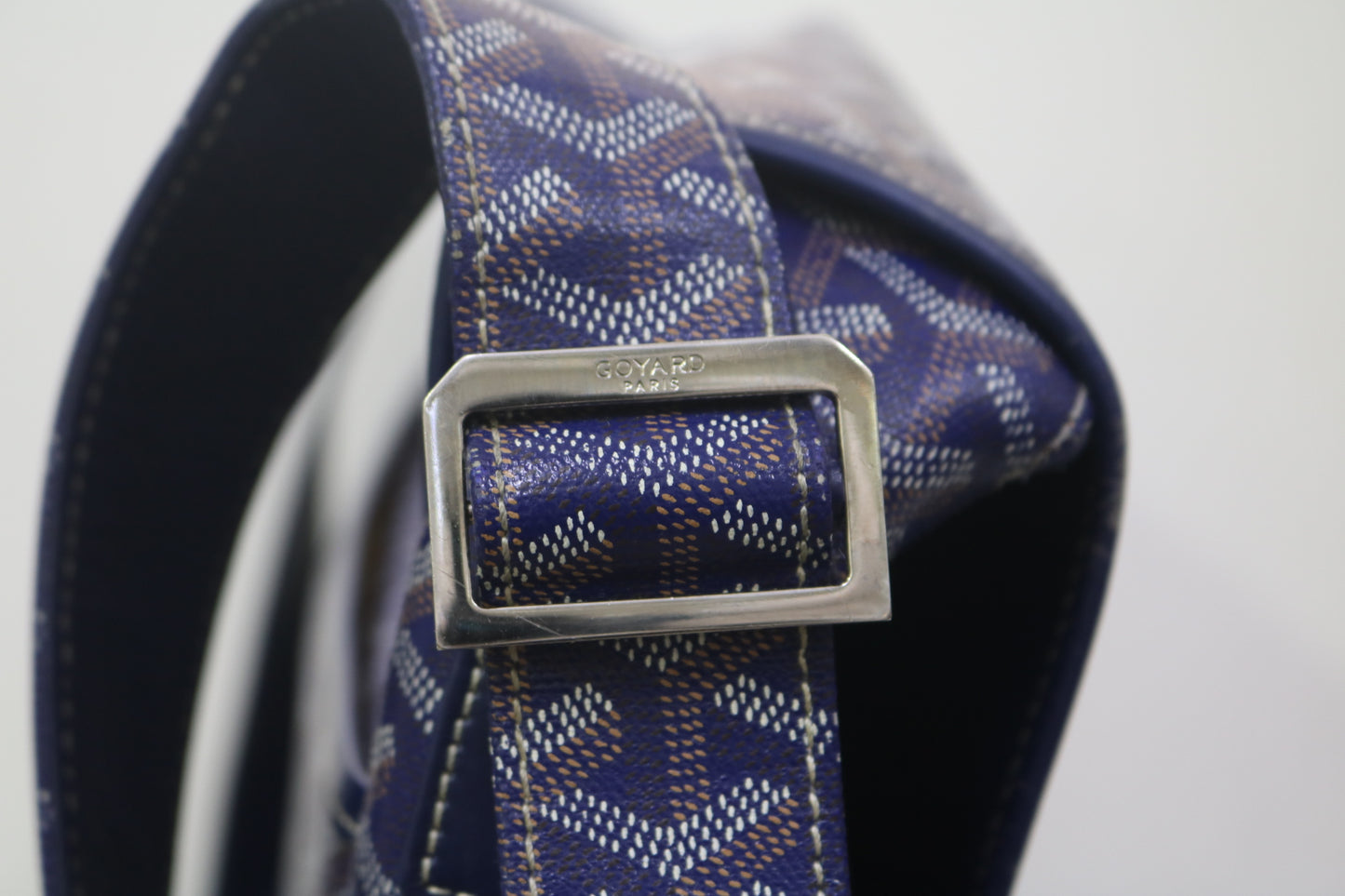 Goyard Grand Bleu GM Blue Messenger Bag (Local Purchase Only)