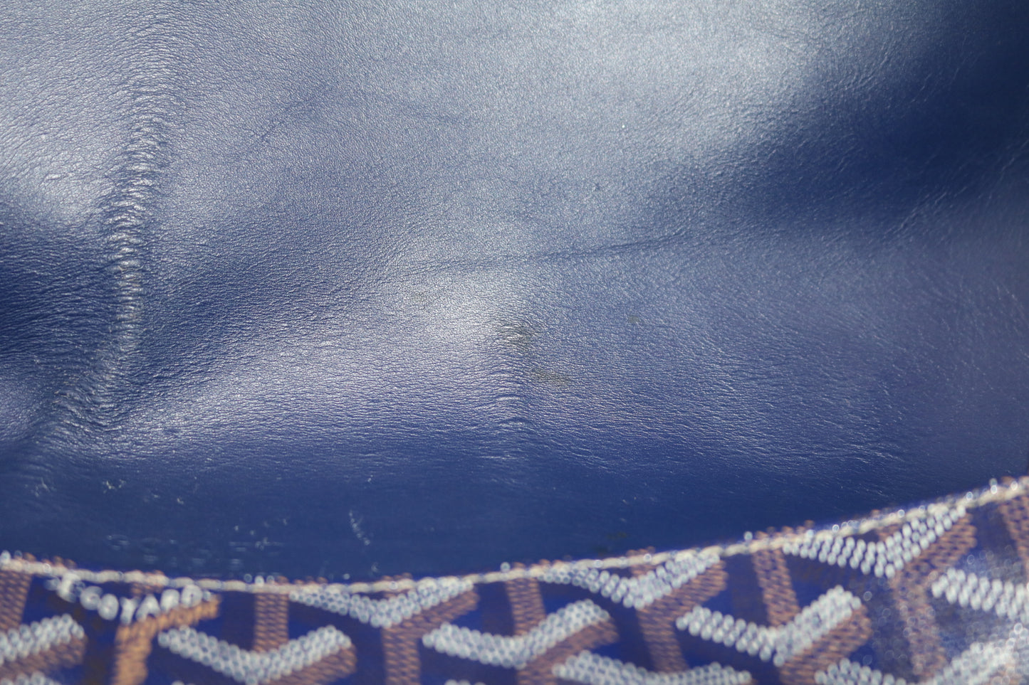 Goyard Grand Bleu GM Blue Messenger Bag (Local Purchase Only)